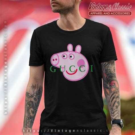 gucci real vs fake shirt|peppa pig gucci shirt real.